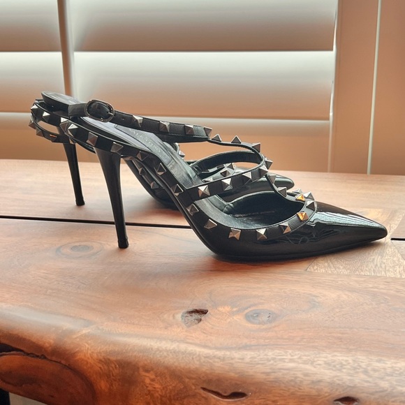 Valentino Patent Rockstud Caged Pumps - Picture 14 of 15
